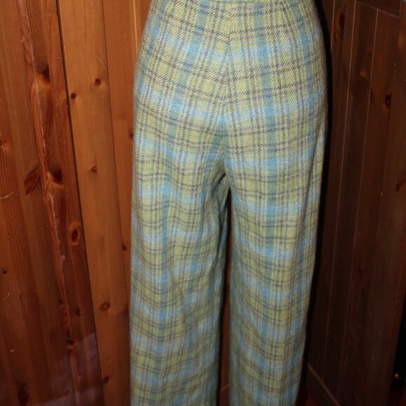Ellen Tracy Linda Allard Vintage Plus Wool Lined Plaid Suit Size 14 - Picture 6 of 11